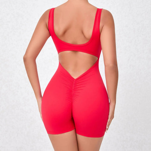 FlexFit V-Neck Yoga Bodysuit