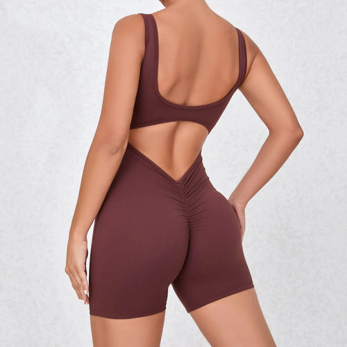 FlexFit V-Neck Yoga Bodysuit