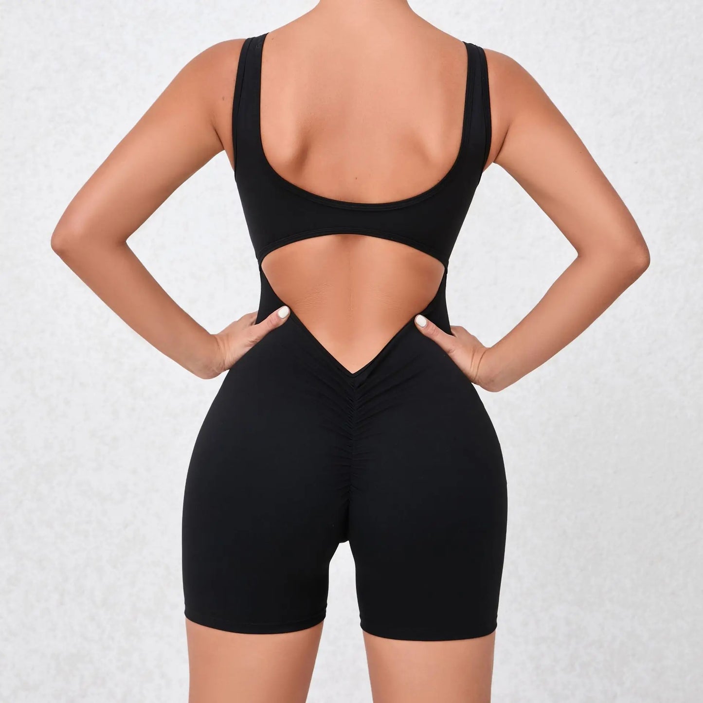 FlexFit V-Neck Yoga Bodysuit